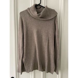 Nanette Lepore  beige cowl neck sweater M